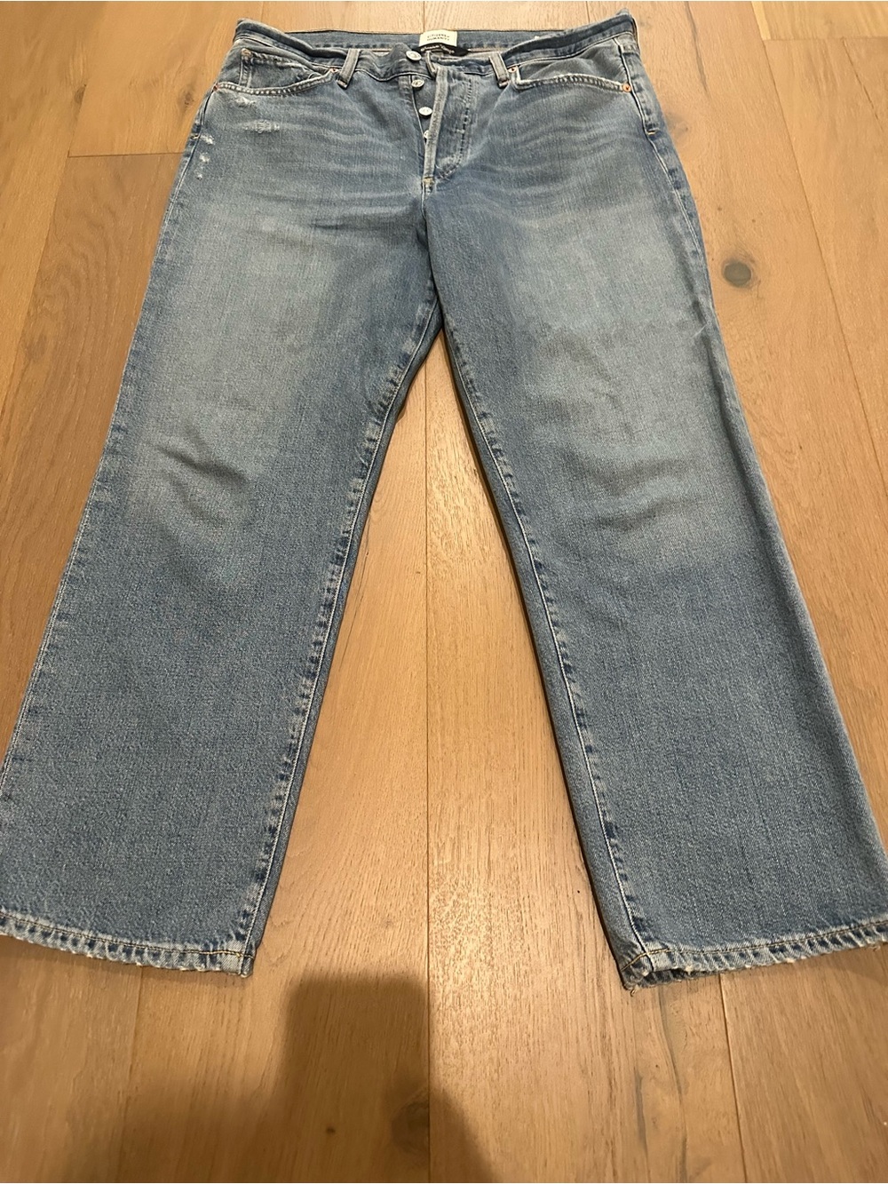 Citizens Of Humanity Light Wash Emory Crop Jeans